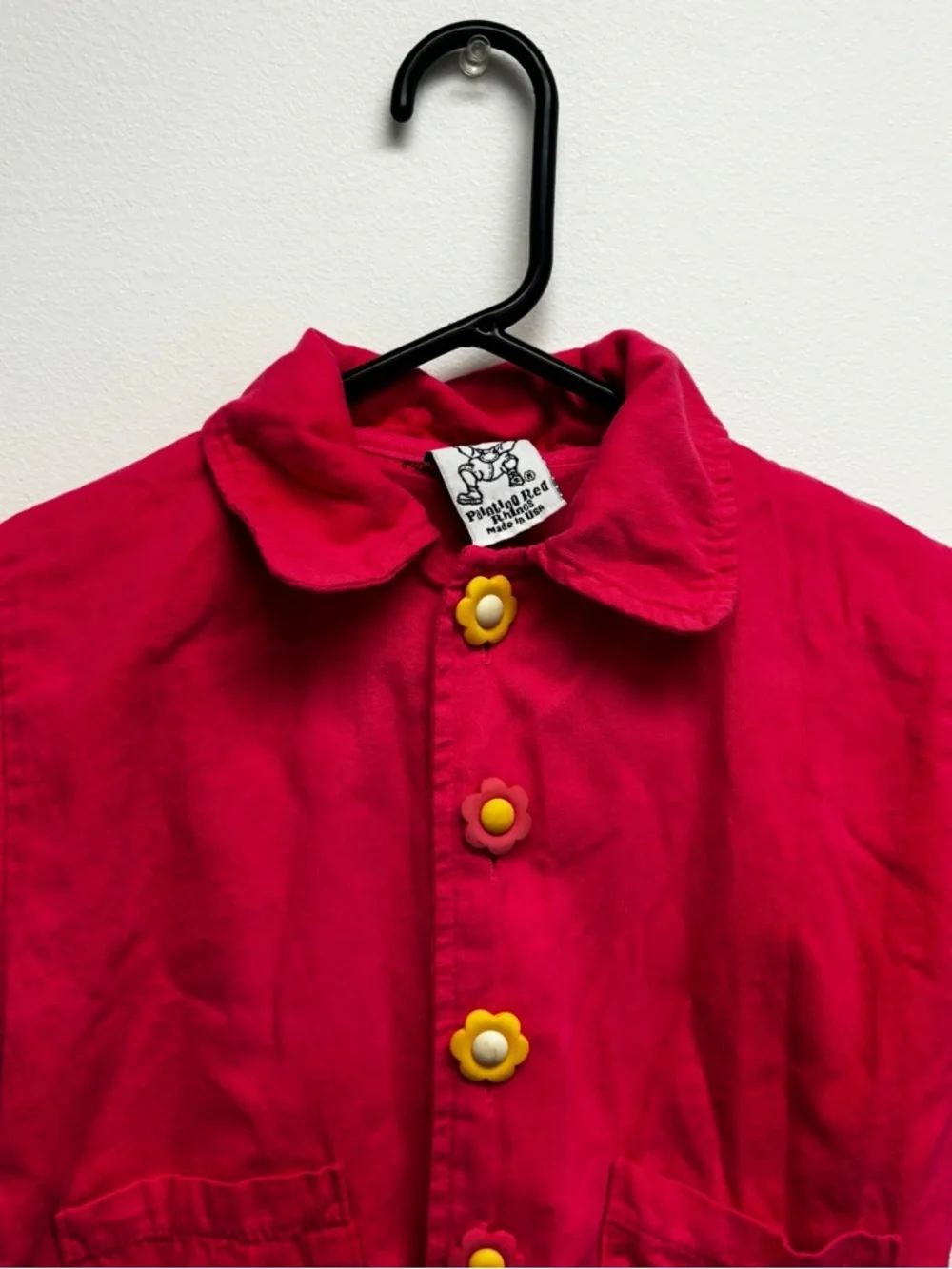 Vintage Painting Red Rhinos Jacket